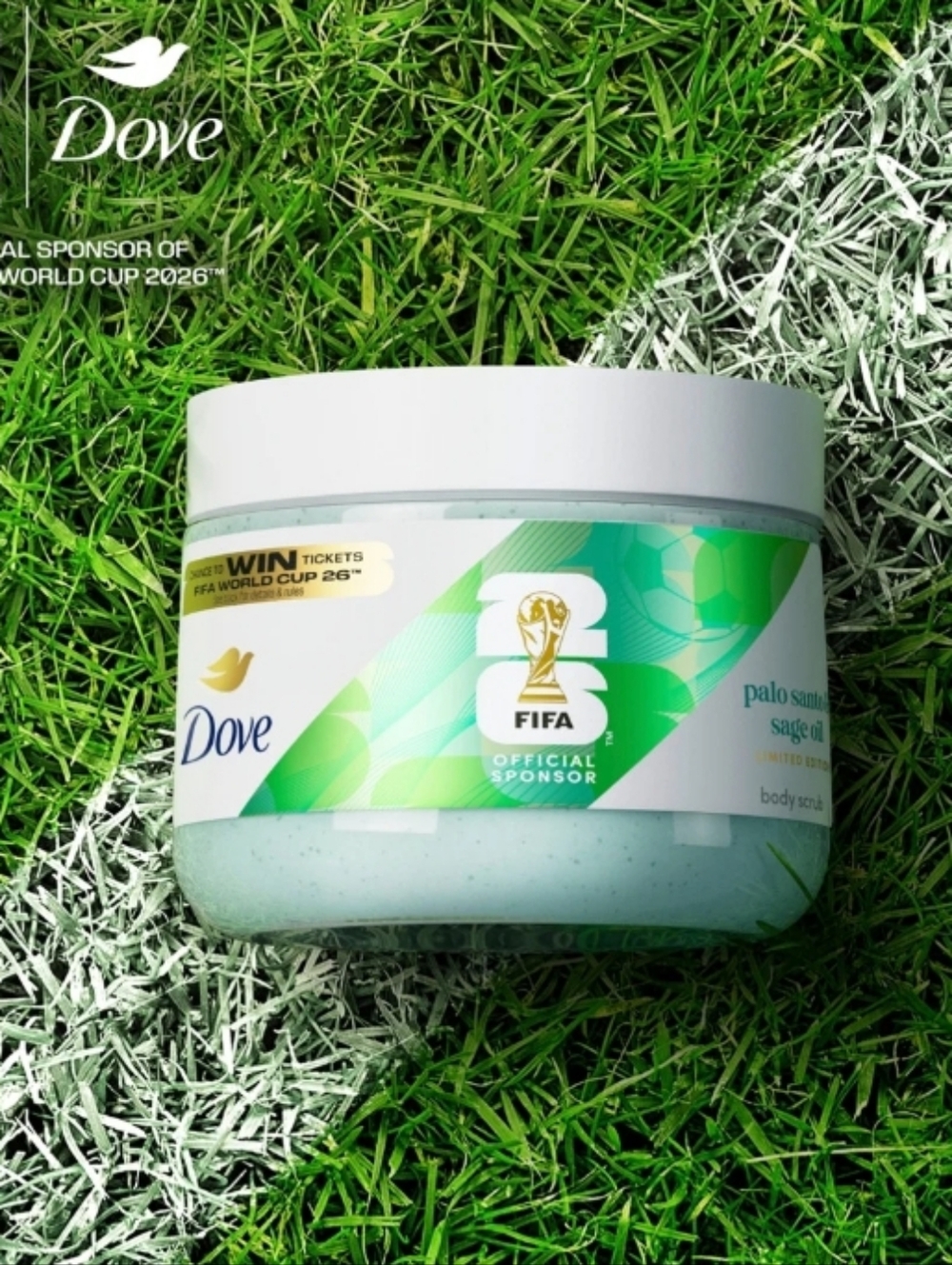 Dove Palo Santo & Sage Oil Body Scrub - Light Green